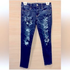 Ripped jeans size 6 (short)